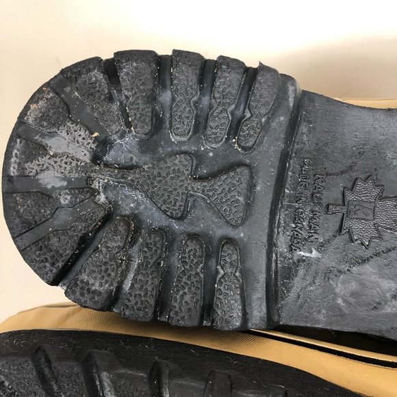 SOREL VINTAGE Buff Caribou Duck Boots Mens 13 Made in Canada Wool lined - Picture 10 of 10